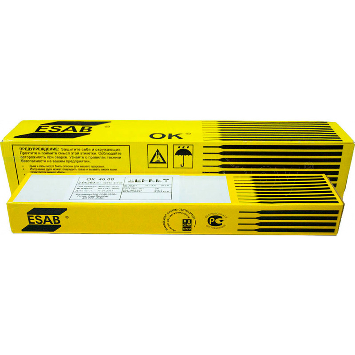 Электроды ESAB OK 46.00 2мм 2кг — Фото 1